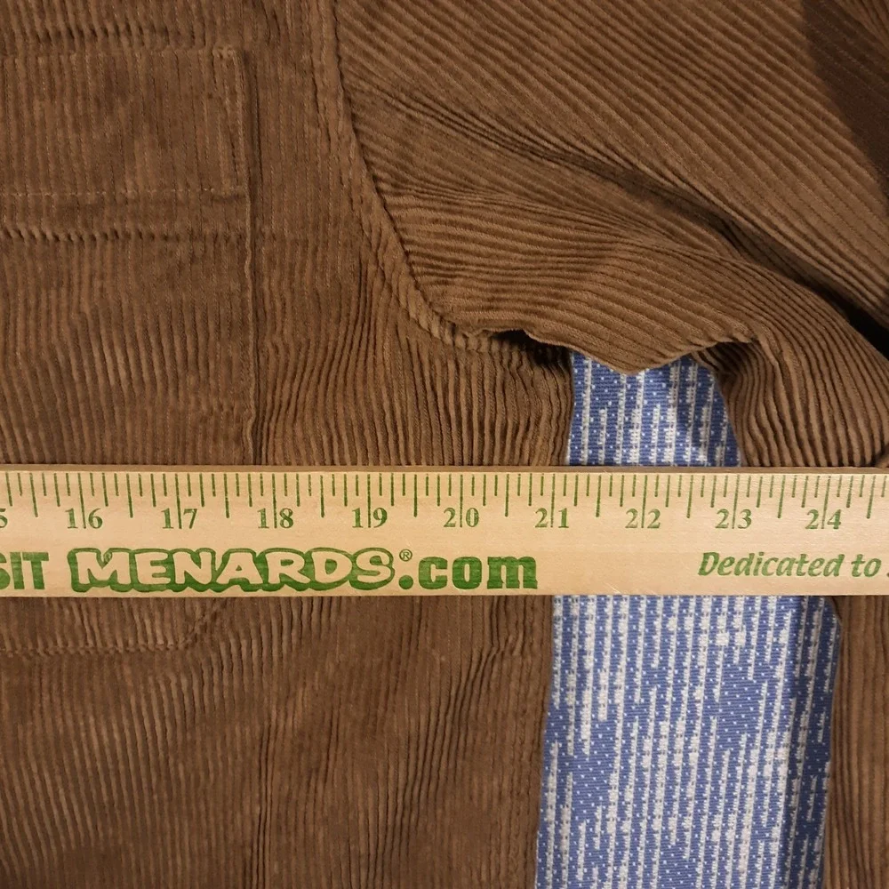 Banana Republic Corduroy Shirt Mens Small Brown Button Up Long Sleeve Pockets